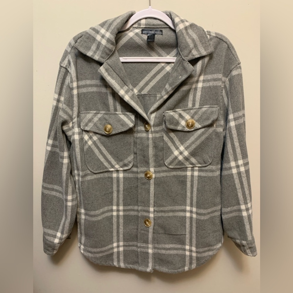 STREETWEAR SOCIETY Gray Shacket